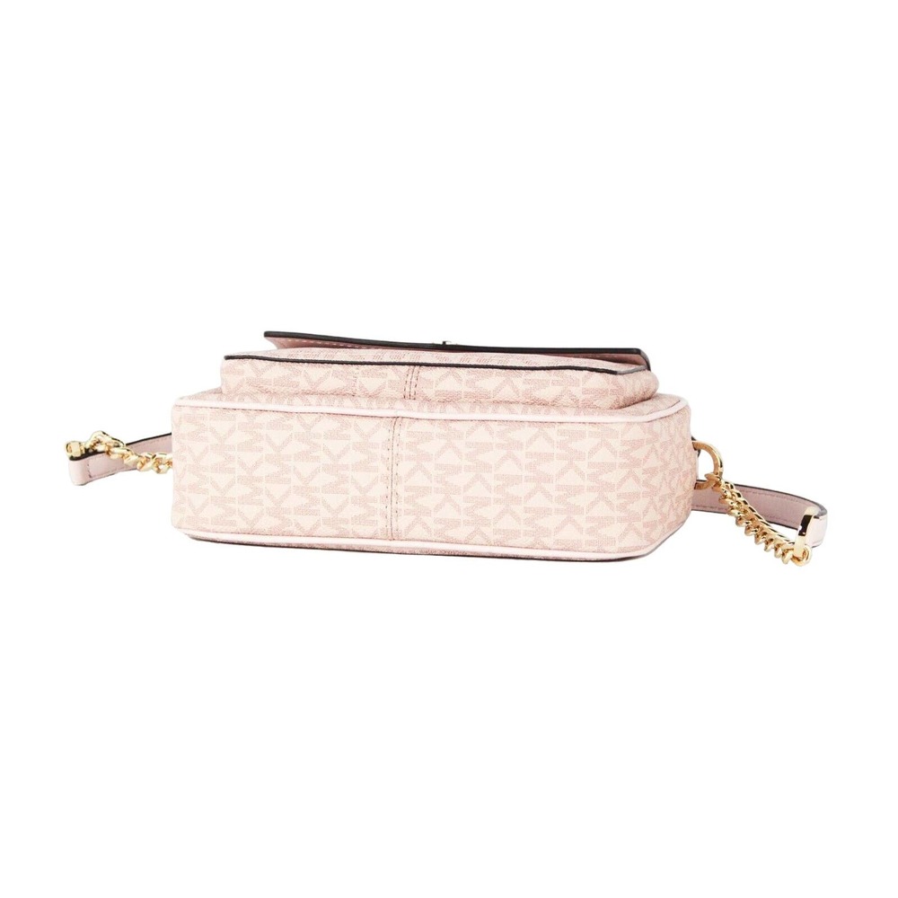 Michael Kors Jet Set Medium Pocket Camera Bag Crossbody Powder Blush Nwt $348 - Picture 5 of 7